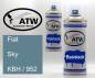 Preview: Fiat, Sky, KBH / 952: 400ml Sprühdose + 400ml Klarlack - Set, von ATW Autoteile West.